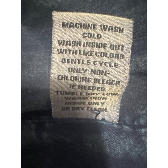 Neiman Marcus Womens Small Embroidered Cotton Jacket Midnight Blue - Picture 11 of 14